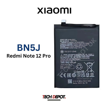 Xiaomi Redmi Note 12 Pro Battery Replacement 5000mAh- BN5J